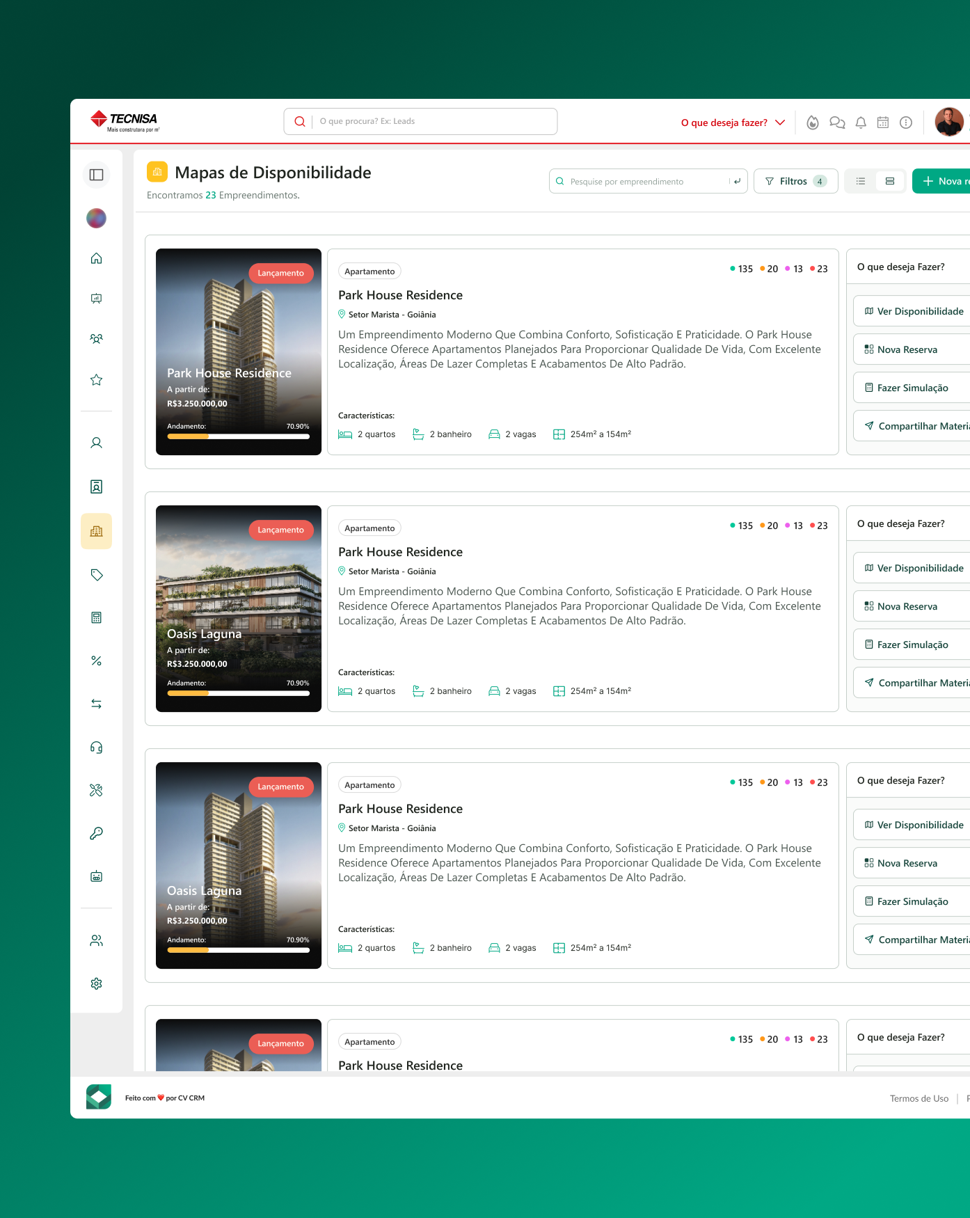 CV CRM connected sales journey overview